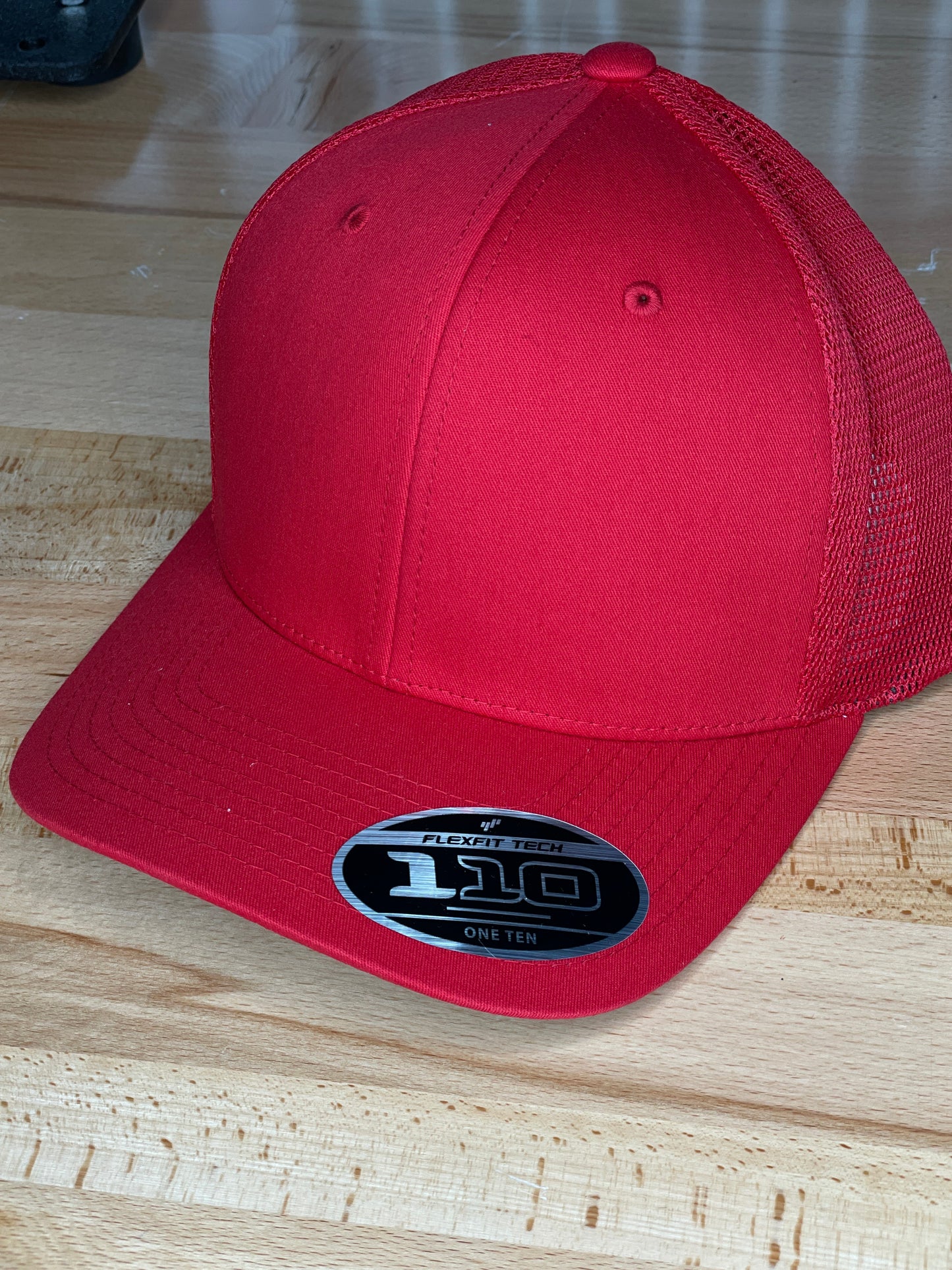 Leather Patch Hats - FLEXFIT TECH 110M