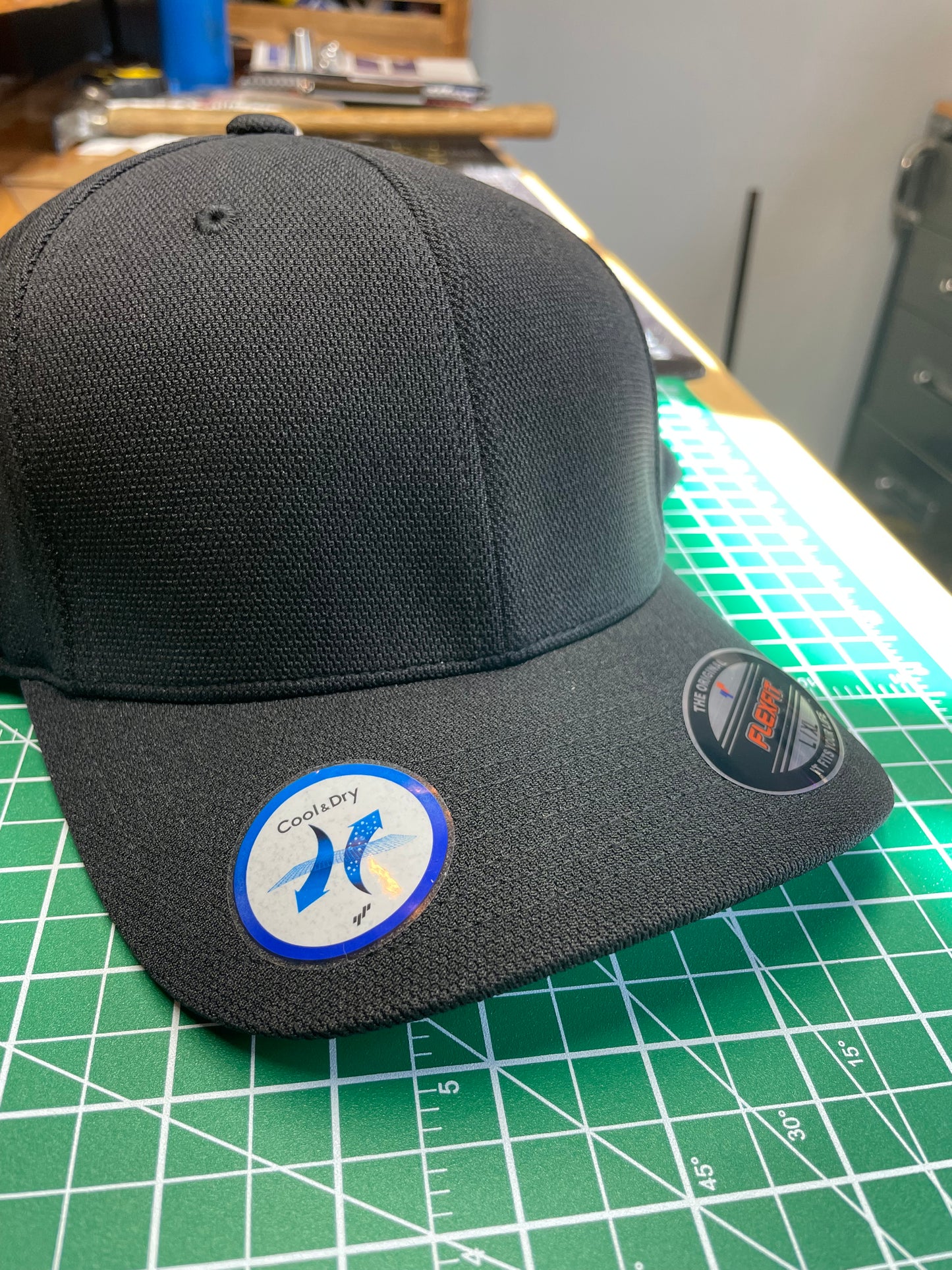 Leather Patch Hats - FLEXFIT Cool&Dry