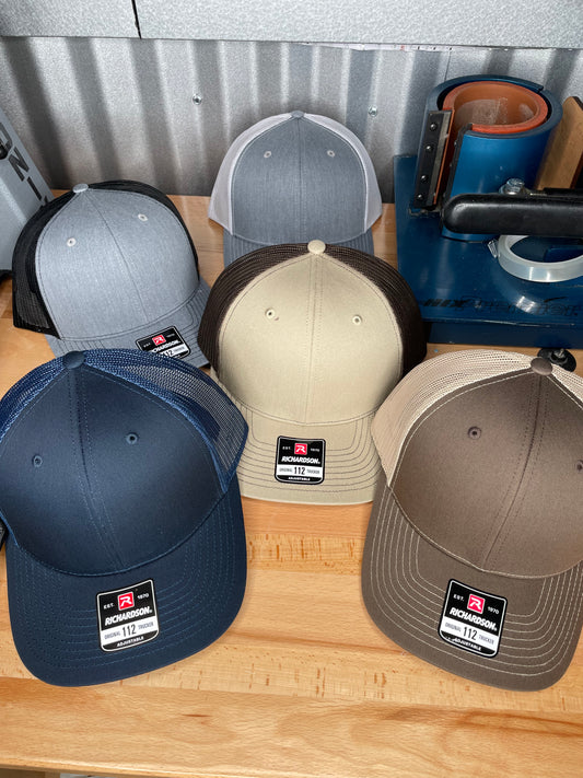 Leather Patch Hats - RICHARDSON TRUCKER
