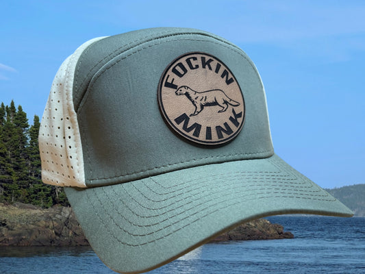 Fockin Mink - Leather Patch Hat