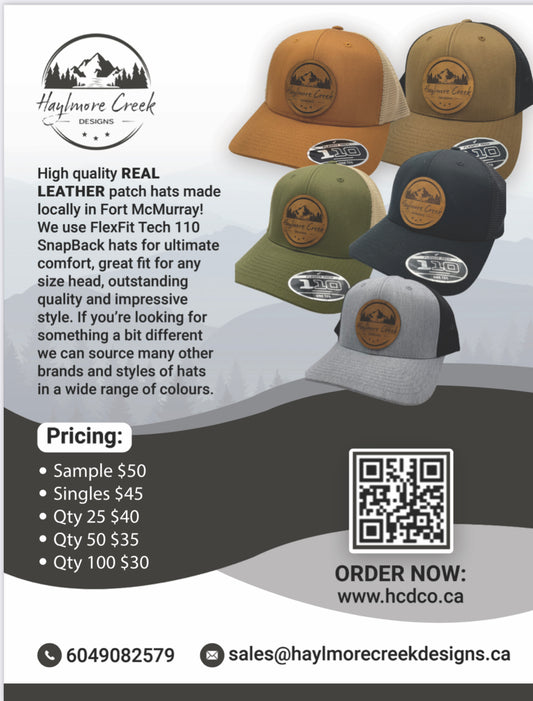 Leather Patch Hats - FLEXFIT Original