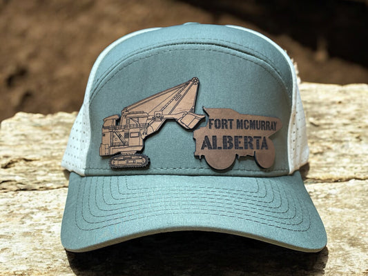 Fort McMurray Mining Scene Hat